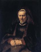 Portrait of an Elderly Woamn Rembrandt